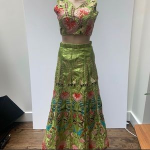 Indo western lehenga